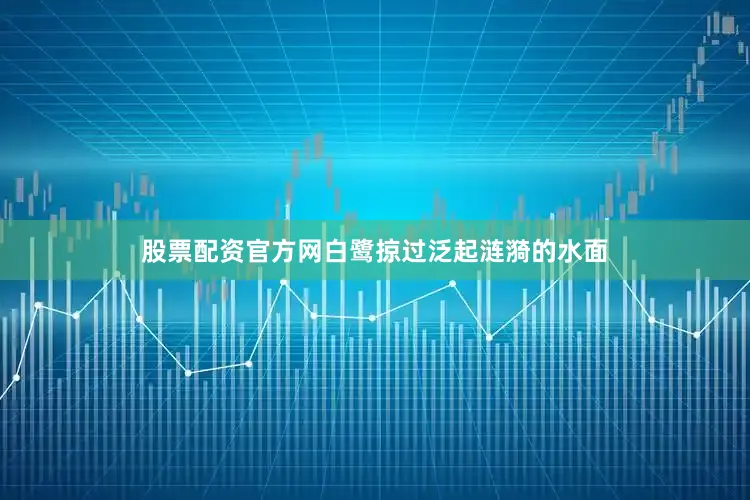 股票配资官方网白鹭掠过泛起涟漪的水面